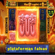 plataformas falsas